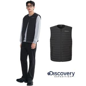 디스커버리 2025F W  남성 픽시버G 튜브 다운 패딩베스트