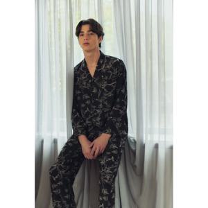 (비너스) 고급스런 분위기+ 부드러운 착용감의 실크 커플잠옷-OPA5955M