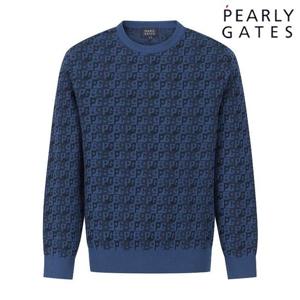 파리게이츠 (511E3SR203) 남성 로고 패턴 자카드 니트