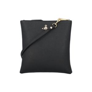 24SS 비비안웨스트우드 남성 스퀘어 크로스백(블랙골드) 4304007OU S000B N401