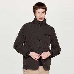 헤지스  25FW  남성 다이아 퀼팅 화섬 다운 점퍼 HZJU5D531CG