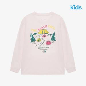 노스페이스키즈맨투맨 JQS NT7TR01U 키즈 캠프아웃 긴팔 라운드티