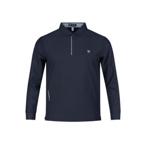 골피아 OT25A443 남성 수입 플라켓 배색 카라 긴팔 티셔츠