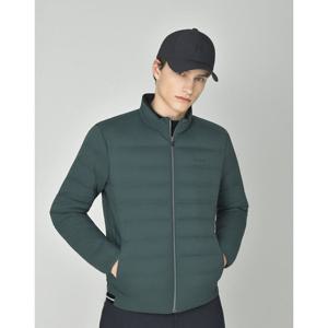 헤지스 골프 25FW ESSENTIAL 그린 남성 에센셜 경량 다운 점퍼 HUJU5D902E3