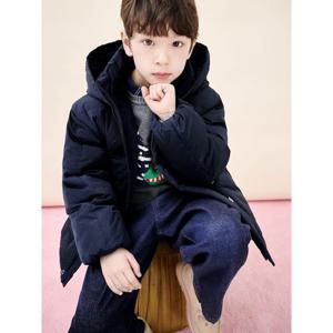 [빈폴키즈]카라코람 덕다운 하프패딩 - 네이비 (BI5X38U09R)