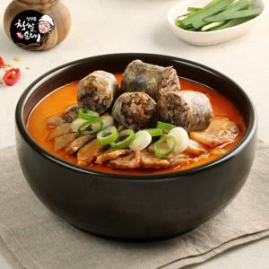 신의주 찹쌀 순대국 600g x 3팩 (오리지널/얼큰)