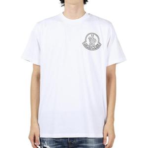 디몬트 몽클레어 남성 와펜 프린팅 로고 반팔(화이트) 8C00056 89AJS 00A