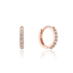 [로이드] 주문제작 5K 데일리스톤 10mm 원터치 귀걸이 LOFL2D10G