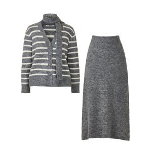 FOCUS   3SET 줄지가디건+스커트+타이 PBBF5W1KC4731