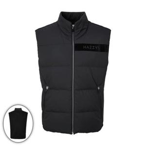 [헤지스골프] 남성 중량 스윙 구스다운 베스트 점퍼 블랙 HUJU5D715BK