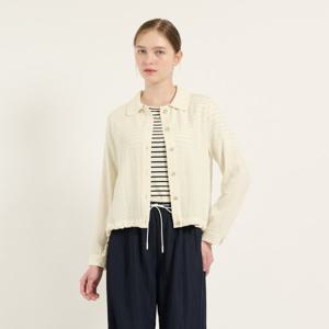 [BCBG]BCBG 스트링 언발란스 블라우스 B5C7B418_DG