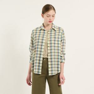 [BCBG]BCBG  t 토미 체크 블라우스 B5C7B477_DG