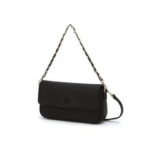 [닥스핸드백] 블랙 로고장식 소가죽 미니숄더백 DCWA6E157