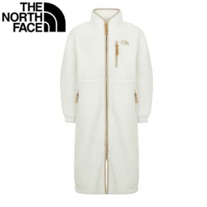 노스페이스 NC4FR85B 여성 루즈핏 롱플리스 테디 후리스 코트 자켓