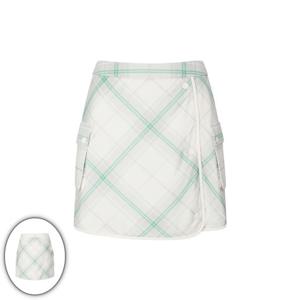 [헤지스골프] 여성 다운 랩 스커트 아이보리 HWSK5D751IV