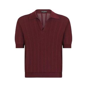돌체앤가바나 니트 폴로 셔츠 GXZ62TJBCFL