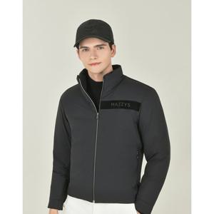 헤지스 골프 25FW 블랙 남성 스윙 중량 구스다운 점퍼 HUJU5D714BK