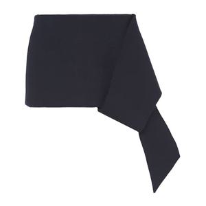 프라다 어시메트릭 헴 울 미니 스커트 P152XS23213QC F0008