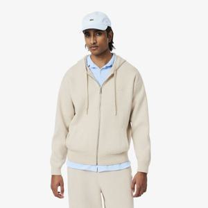 [라코스테공식] 남성 인터록 스웨터 후드집업 AH9700-55GI18