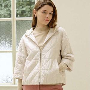 [요하넥스]니트후드7부소매퀼팅점퍼(Z5D1O102)