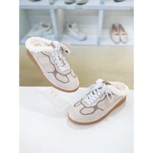 [블리아르]소가죽 겨울 털안감 뮬 운동화 4cm BLMD501042-2