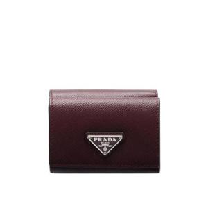 프라다 스냅 트라이앵글 레더 지갑 2MH042QHH
