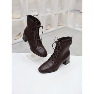[코디엘루]레이스업 워커 데일리 앵클 부츠 6.5cm CDSP501067