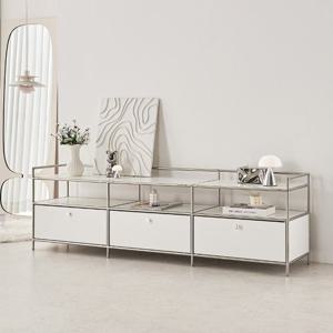 M7174 모듈 가드 오픈 서랍 거실장 1800 2colors