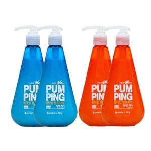 페리오 펌핑치약 285g 4개 (시트러스2개+스피아민트2개)