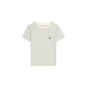 Celine셀린느 트리옹프 레귤러 티셔츠 스트라이프 저지 화이트 블랙 2X66H680I-01GB