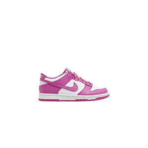 NikeGS  나이키 덩크 로우 화이트 액티브 푸시아 FJ0704-100