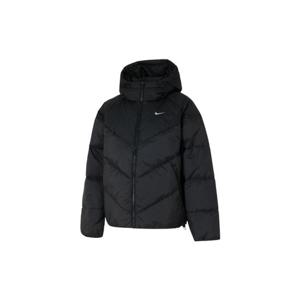 Nike나이키 NSW 윈드 푸퍼 스톰핏 루즈 후드 다운 패딩 블랙 세일 HV5236-010