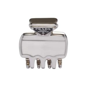 Prada프라다 메탈 헤어 클립 스틸 그레이 1IF087-2BA6-F0276