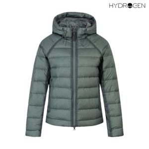 [하이드로겐] 여성 다크페더 경량 구스다운 자켓 H21E4JD201_GN