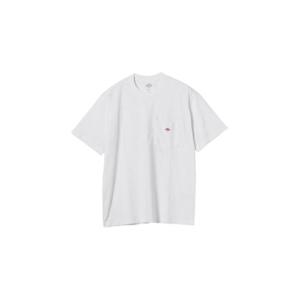 Danton단톤 플레인 숏슬리브 포켓 티셔츠 화이트 DT-C0198