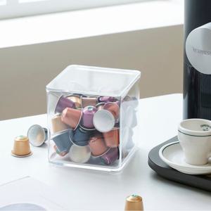 [JAJU] 자주 투명 깔끔 아크릴 커피 캡슐 보관함