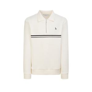 헤지스  26SS  2컬러 택1  남성 라인배색 면혼방 반집업티셔츠 HZTS6A104