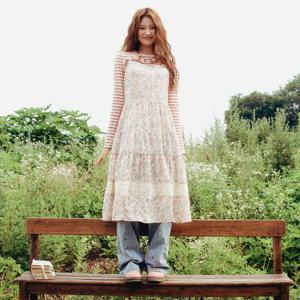 [써스데이아일랜드][KiiiKiii 착용] 레이어드 레이스 믹스 원피스(T256MOP151W)