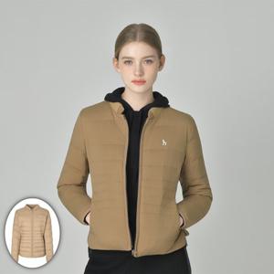 [헤지스골프] 여성 에센셜 경량 다운 자켓 카멜 HWJU5D902CM