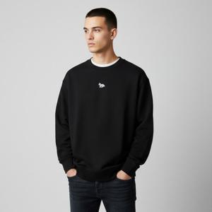 8% 메종키츠네5F OW00301KM0341 P199 베이비 폭스 오버사이즈 스웨트셔츠 블랙