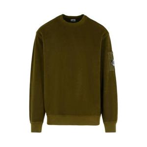 CP컴퍼니 포켓 패치 크루 넥 스웨트셔츠 19CMSS249A006614G683