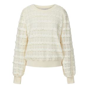 FOCUS  프릴 레이스 라운드 넥 니트 PBINF6S1KT2091