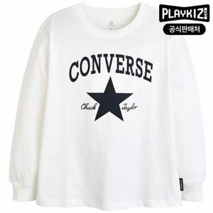 [플레이키즈프로]컨버스 키즈 슬리브 티셔츠 E253TS384P