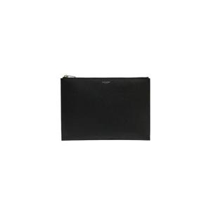 생로랑 파리 그랑 드 뿌드르 엠보스 레더 지퍼 태블릿 홀더 블랙 397294-BTY0N-1000