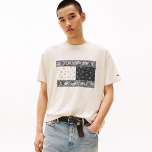 [공식][타미진스] 페이즐리 플래그 티셔츠 (T32F1TTO45TMT1ACG)