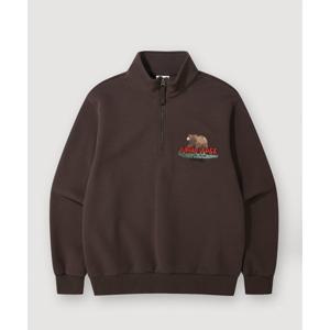 [지프]본투비프리 베어 하프집업 맨투맨  다크브라운 (JQ4TSU844