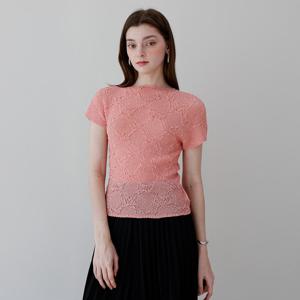 [요이츠] 서클 자수주름 프렌치 블라우스_YJ05WNPBL32