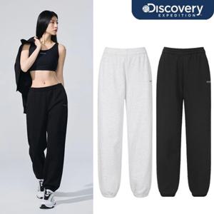 디스커버리 26SS 신상 여성 에센셜 니트 트레이닝 테이퍼드 조거 팬츠 DWTP49061