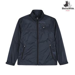 [블랙앤화이트] 남성 인후드 홑겹 바람막이 1165GZWN_NAVY
