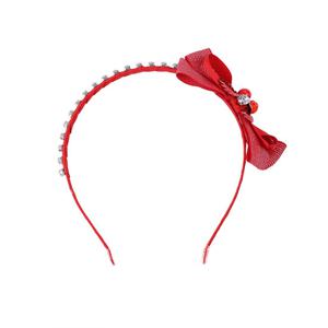 [프렌치캣(백)]RED 리본 헤어밴드 Q51DG5111